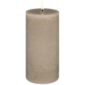 Uyuni Lighting Bloklys LED Ø7,8xH15 cm, Sandstone/rustik