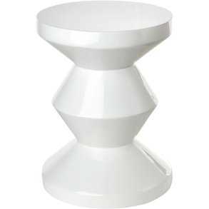 POLSPOTTEN Zig Zag Sidebord H46 cm, Hvid