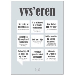 Dialægt VVS'eren Plakat A3