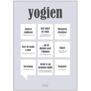 Dialægt Yogien Plakat A3