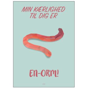 Citatplakat En-orm A3