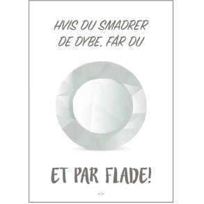 Citatplakat Et Par Flade A3