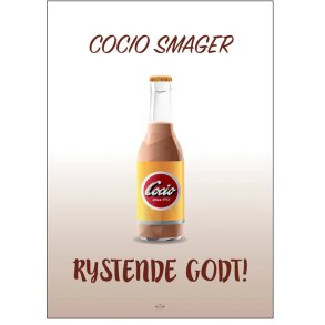 Citatplakat Cocio Smager Rystende Godt A3
