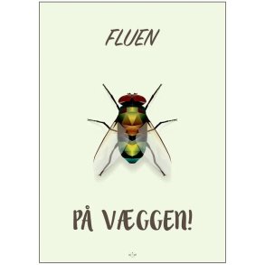 Citatplakat Fluen På Væggen A3