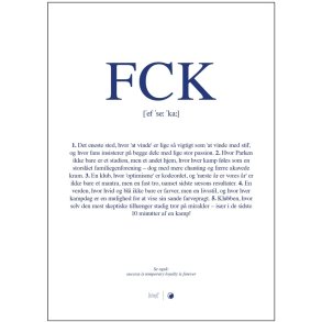Citatplakat FCK Definition 70x100 cm