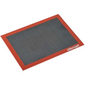 Silikomart Air Mat Bagemåtte 30x40 cm, Sort/rød