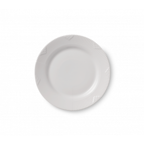Royal Copenhagen Hvid Elements Tallerken 19 cm