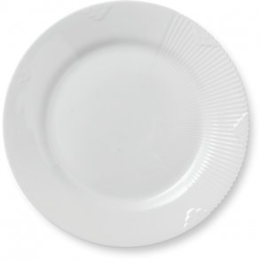 Royal Copenhagen Hvid Elements Tallerken 22 cm