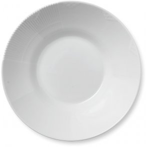 Royal Copenhagen Hvid Elements Dyb Tallerken 25 cm