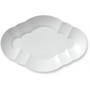 Royal Copenhagen Hvid Elements Fad 38,5 cm