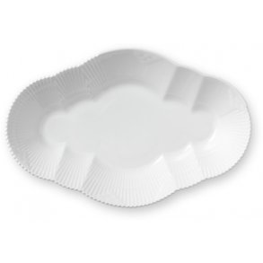 Royal Copenhagen Hvid Elements Fad 23 cm