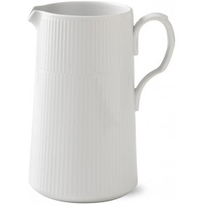 Royal Copenhagen Hvid Riflet Kande 1,5 L