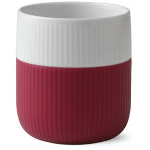Royal Copenhagen Riflet Contrast Krus 33 cl, Hindbær