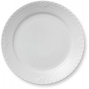 Royal Copenhagen Hvid Halvblonde Tallerken 25 cm