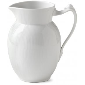 Royal Copenhagen Hvid Riflet Kande 1,7 L