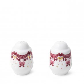 Bjørn Wiinblad Guirlande Salt-og Pebersæt H6 cm, Rød