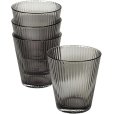 Vandglas 4 stk. 26 cl, Smoke