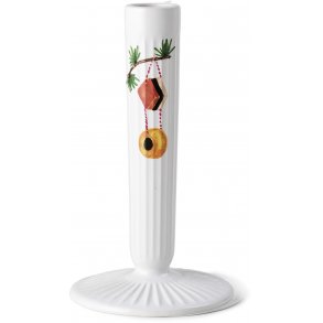 Kähler Hammershøi Christmas Lysestage H16 cm, Hvid