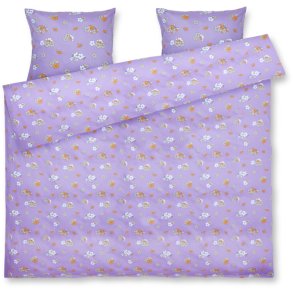 Juna Grand Pleasantly Sengetøj 200x220 cm, Lavendel