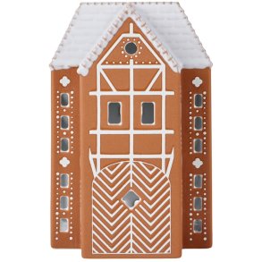 Kähler Gingerbread Lyshus H17 cm, Brun