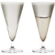 Nouveau Champagneglas 2 stk. 20 cl, Smoke