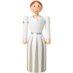Kay Bojesen Topfigur Brud 12 cm, Malet Bøgetræ