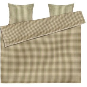 Juna Bæk&Bølge Sengetøj 200x220 cm, Grøn/Soft Pink