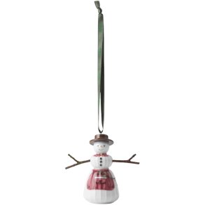 Kähler Hammershøi Christmas Ophæng Snekone H9 cm, Hvid