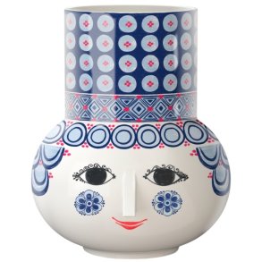 Bjørn Wiinblad Olga Vase H20 cm, Blå