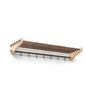 Roon & Rahn Moodrack Hattehylde 98 cm, Lys olieret og Mørkbejdset Eg