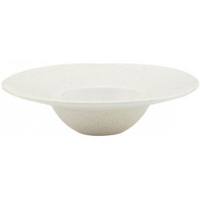 House Doctor Pion Pastatallerken 25 cm, Grå/Hvid