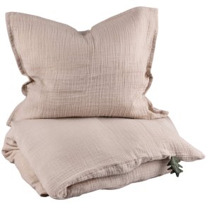 Sebra Babysengetøj Musselin 70x100 cm, Seabreeze Beige