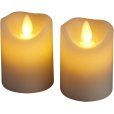 Bloklys LED 2 stk. H6,5 cm