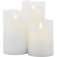 Exclusive Bloklys LED 3 stk. &Oslash;7,5 cm