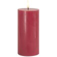 Bloklys LED &Oslash;7,5/H15 cm, Rose Plum