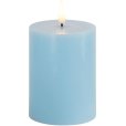 Bloklys LED &Oslash;7,5/H10 cm, Blue Sky