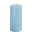 Bloklys LED &Oslash;7,5/H15 cm, Blue Sky