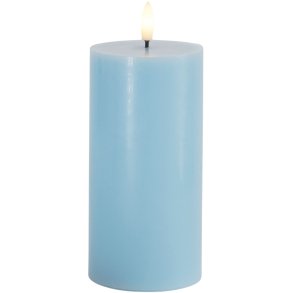 Sirius Sille Bloklys LED Ø7,5/H15 cm, Blue Sky