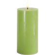 Bloklys LED &Oslash;7,5/H15 cm, Spring Green