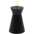 Nordic Sculpture Bloklys Kegle LED &Oslash;6,7/H10 cm, Sort