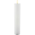Bloklys LED Genopladelig &Oslash;5 cm/H25 cm, Hvid