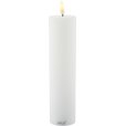 Exclusive Bloklys LED &Oslash;5 cm/H20 cm, Hvid