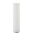 Exclusive Bloklys LED H30 cm, Hvid