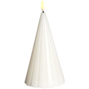 Sirius Laura Lysdekoration Træ LED H23 cm, Hvid