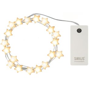 Sirius Ally Stjernelyskæde LED 2 m, Hvid