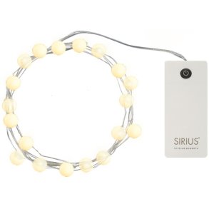 Sirius Ally Kuglelyskæde LED 2 m, Hvid