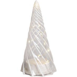 Sirius Vilma Lysdekoration Træ LED H19 cm, Hvid
