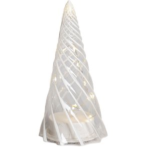 Sirius Vilma Lysdekoration Træ LED H23.5 cm, Hvid