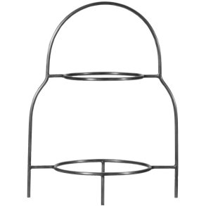 House Doctor Sana Tallerkenopsats H32 cm, Sølvfinish