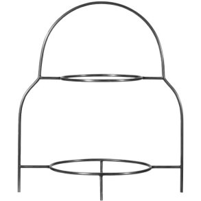 House Doctor Sana Tallerkenopsats H37 cm, Sølvfinish